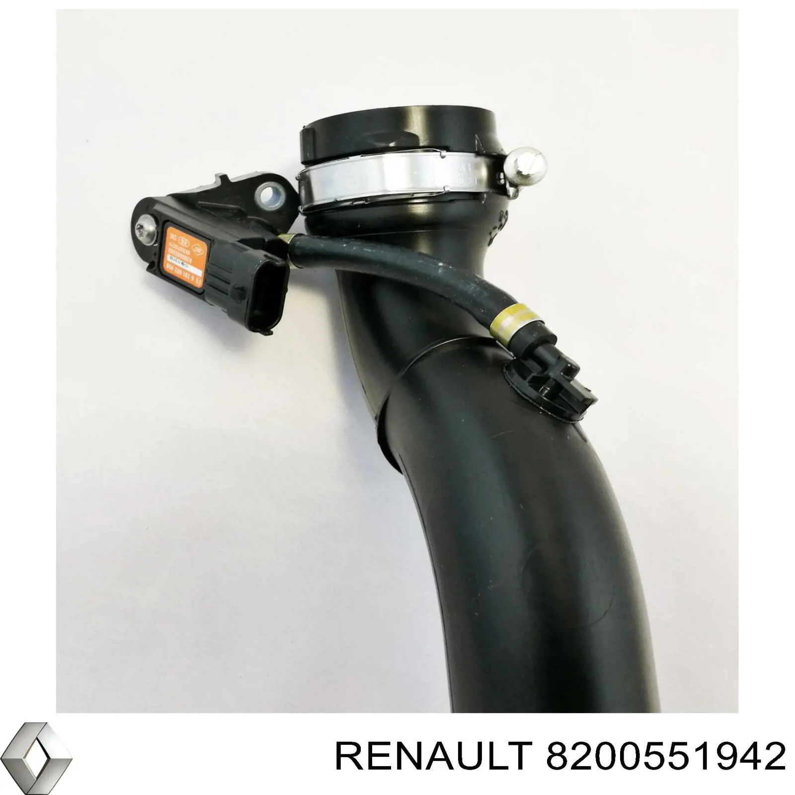 8200551942 Renault (RVI) tubo flexible de aire de sobrealimentación derecho