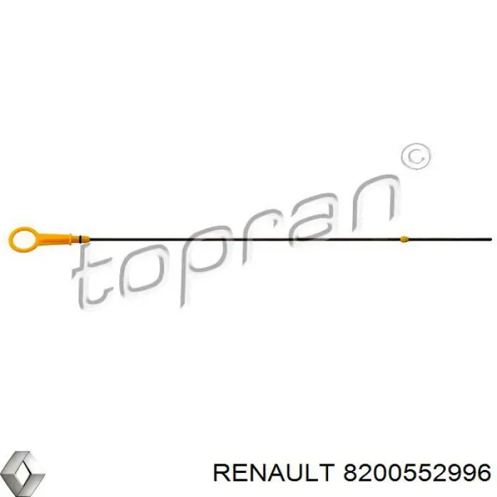 Varilla del nivel de aceite RENAULT 8200552996