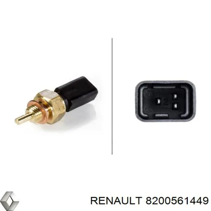 Sensor de temperatura del refrigerante Renault (RVI) 8200561449 precio, desde 14,88 EUR