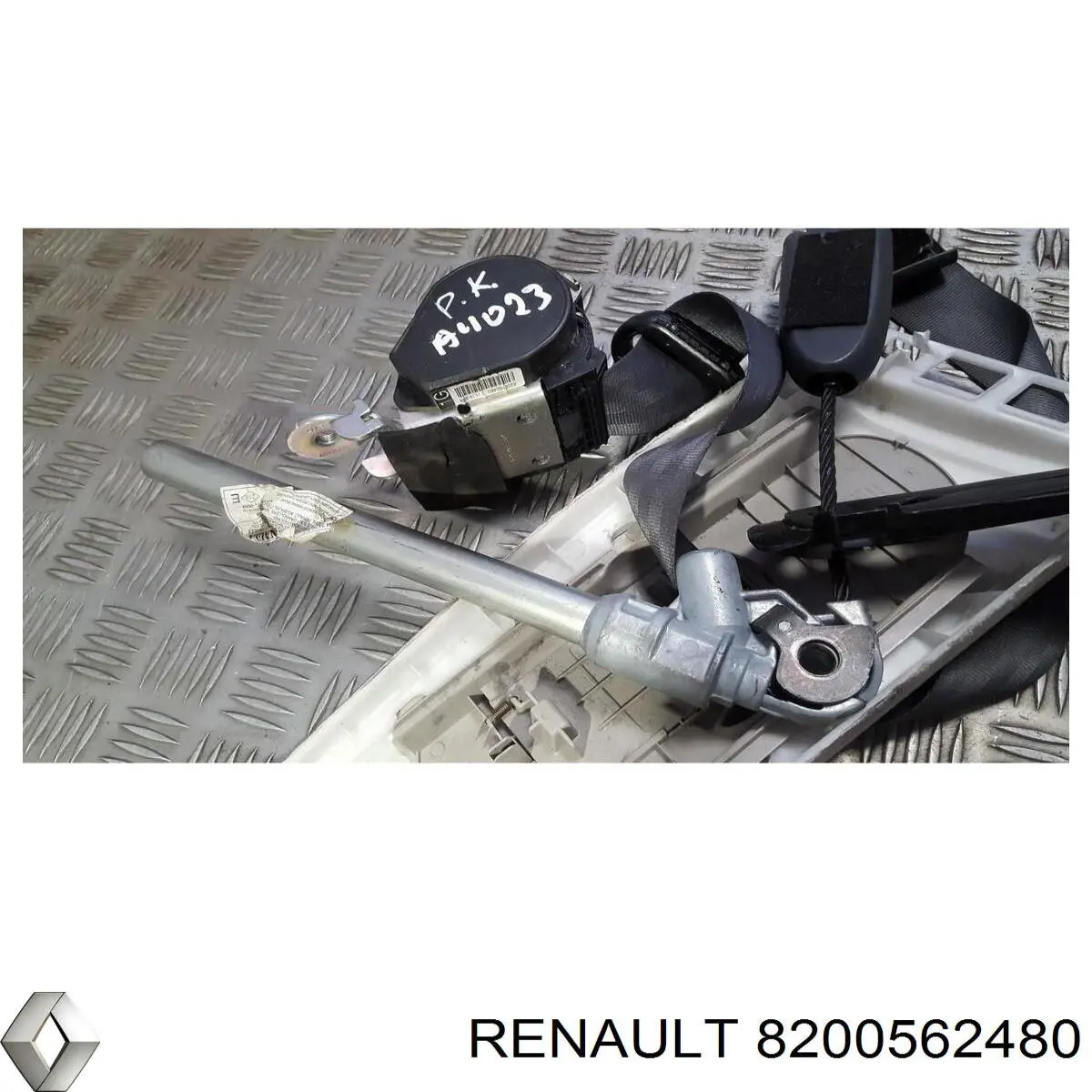 8200562480 Renault (RVI) cinturón de seguridad delantero izquierda