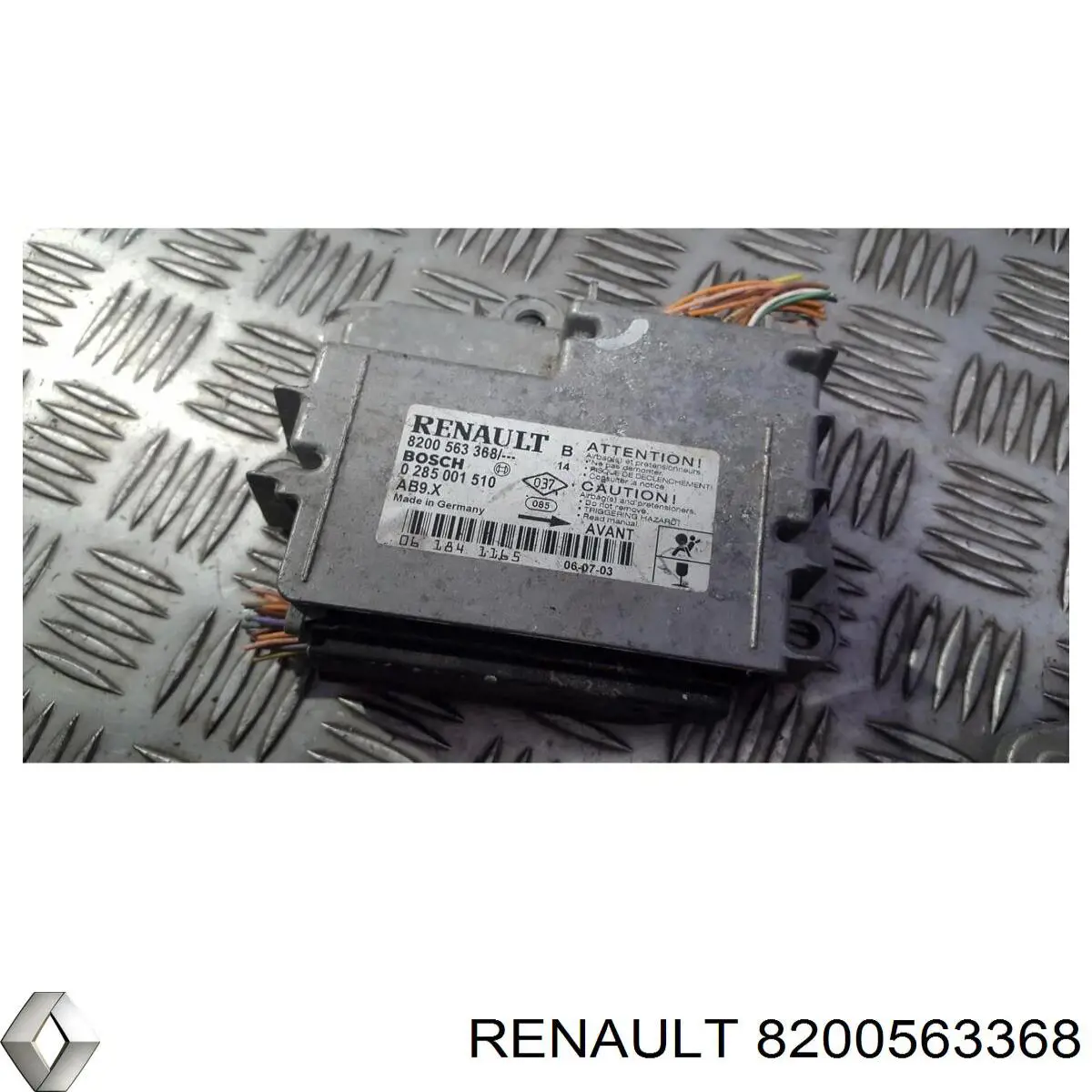 Módulo de control de airbag Renault (RVI) 8200563368 precio, desde 58,08 EUR