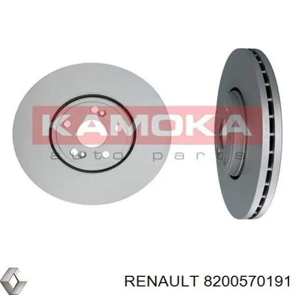 8200570191 Renault (RVI) disco de freno delantero