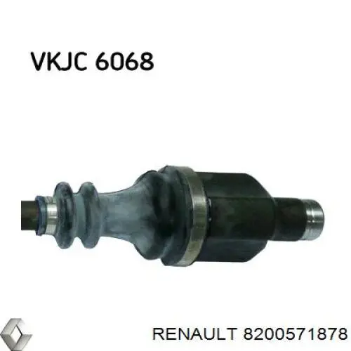 Árbol de transmisión delantero derecho Renault (RVI) 8200571878 precio, desde 121,94 USD