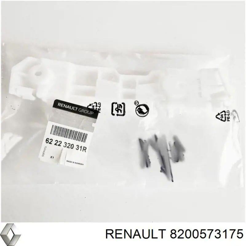 Parachoques trasero 8200573175 Renault (RVI)