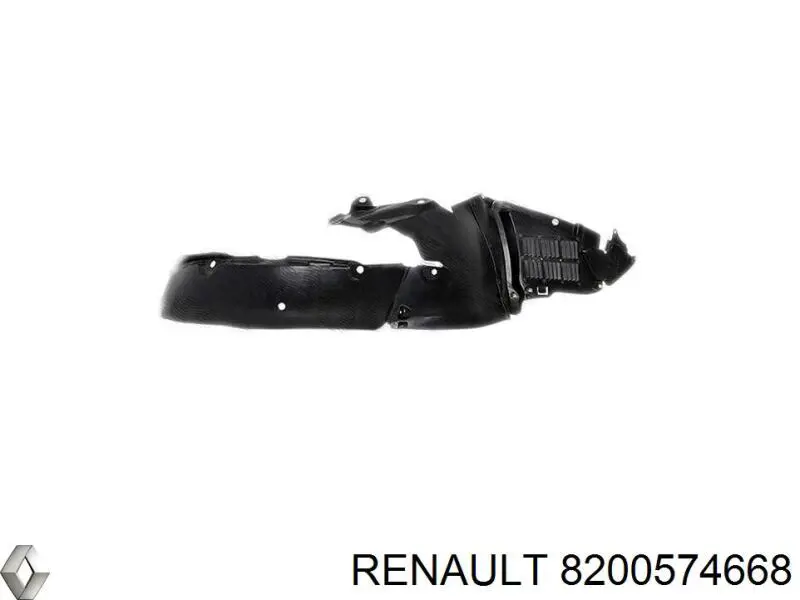 Guardabarros interior, aleta delantera, derecho para Renault Espace (JK0)
