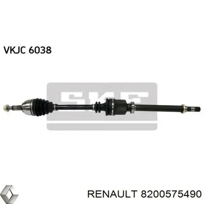 8200575490 Renault (RVI) Semieje delantero derecho