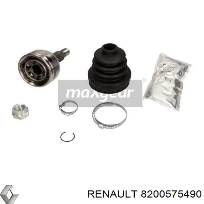 8200575490 Renault (RVI) árbol de transmisión delantero derecho