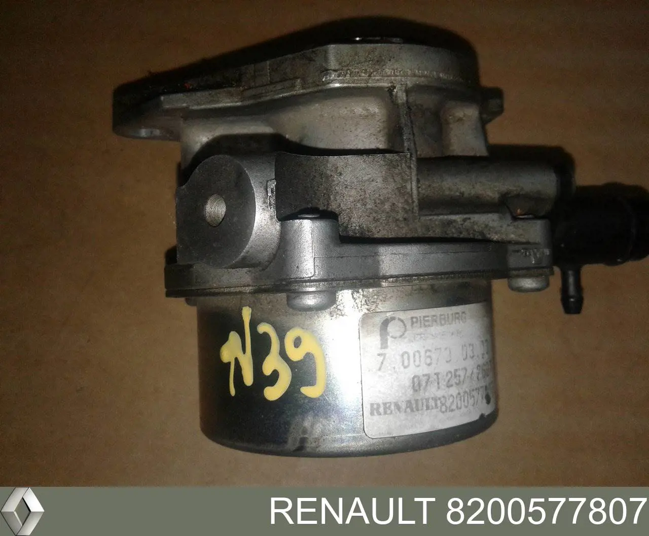 Bomba de vacío del sistema de frenado Renault (RVI) 8200577807 precio, desde 38,25 EUR