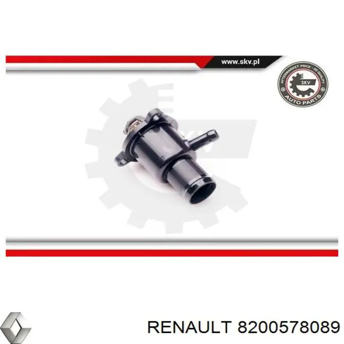 Tapa de termostato Renault (RVI) 8200578089 precio, desde 3,89 EUR