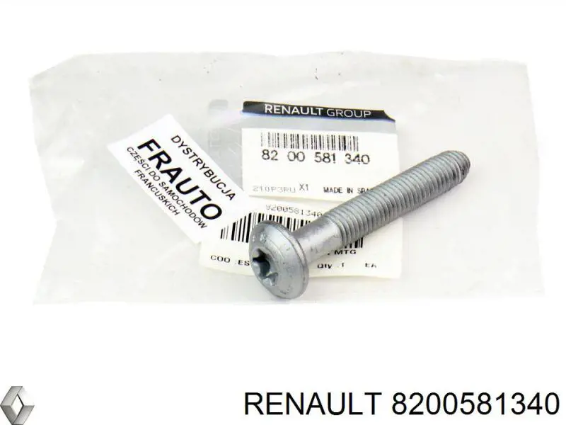 Perno de la polea del tensor de la correa de distribución para Renault Megane (DZ0)