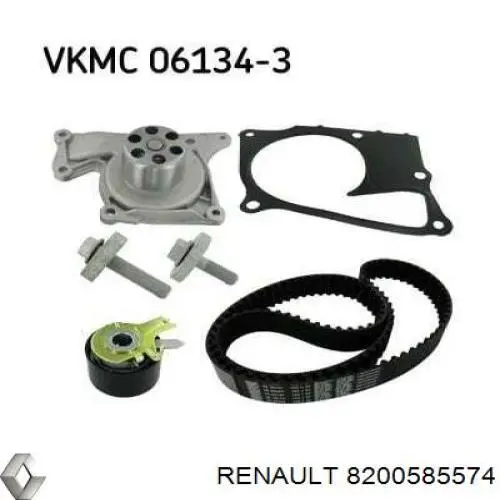 Rodillo, cadena de distribución Renault Megane 2 LM0, LM1