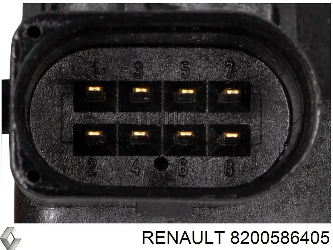 8200586405 Renault (RVI) sensor, nivel de suspensión neumática, delantero