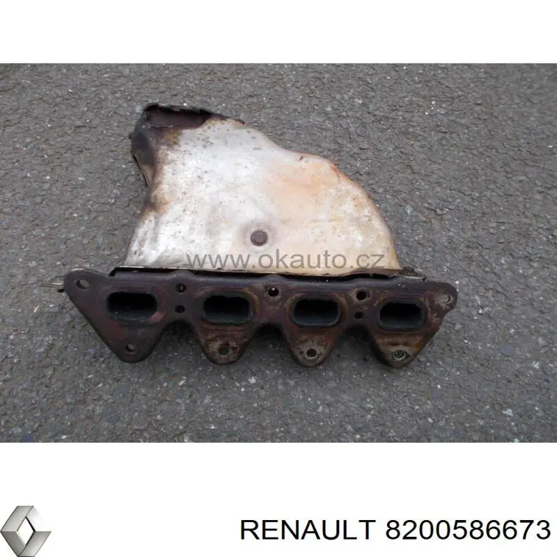 Colector de escape, sistema de escape para Renault Fluence (B3)