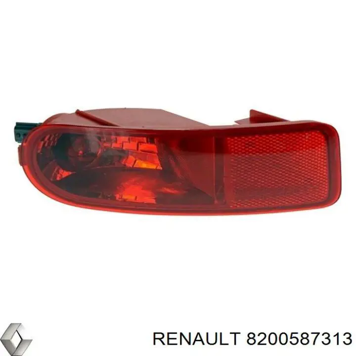 Piloto trasero izquierdo de parachoques 8200587313 Renault (RVI)