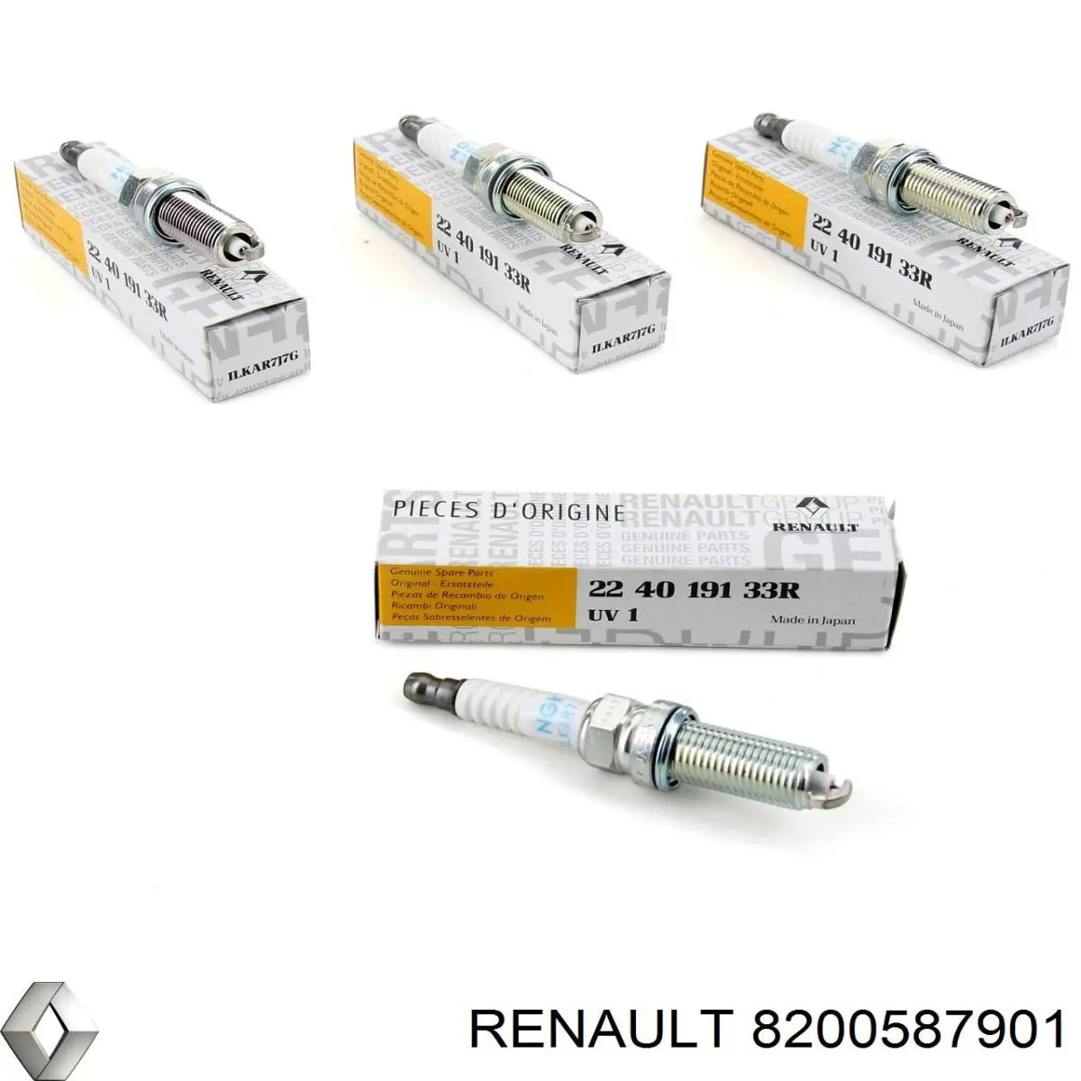 Bujía 8200587901 Renault (RVI)
