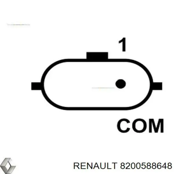 8200588648 Renault (RVI) alternador