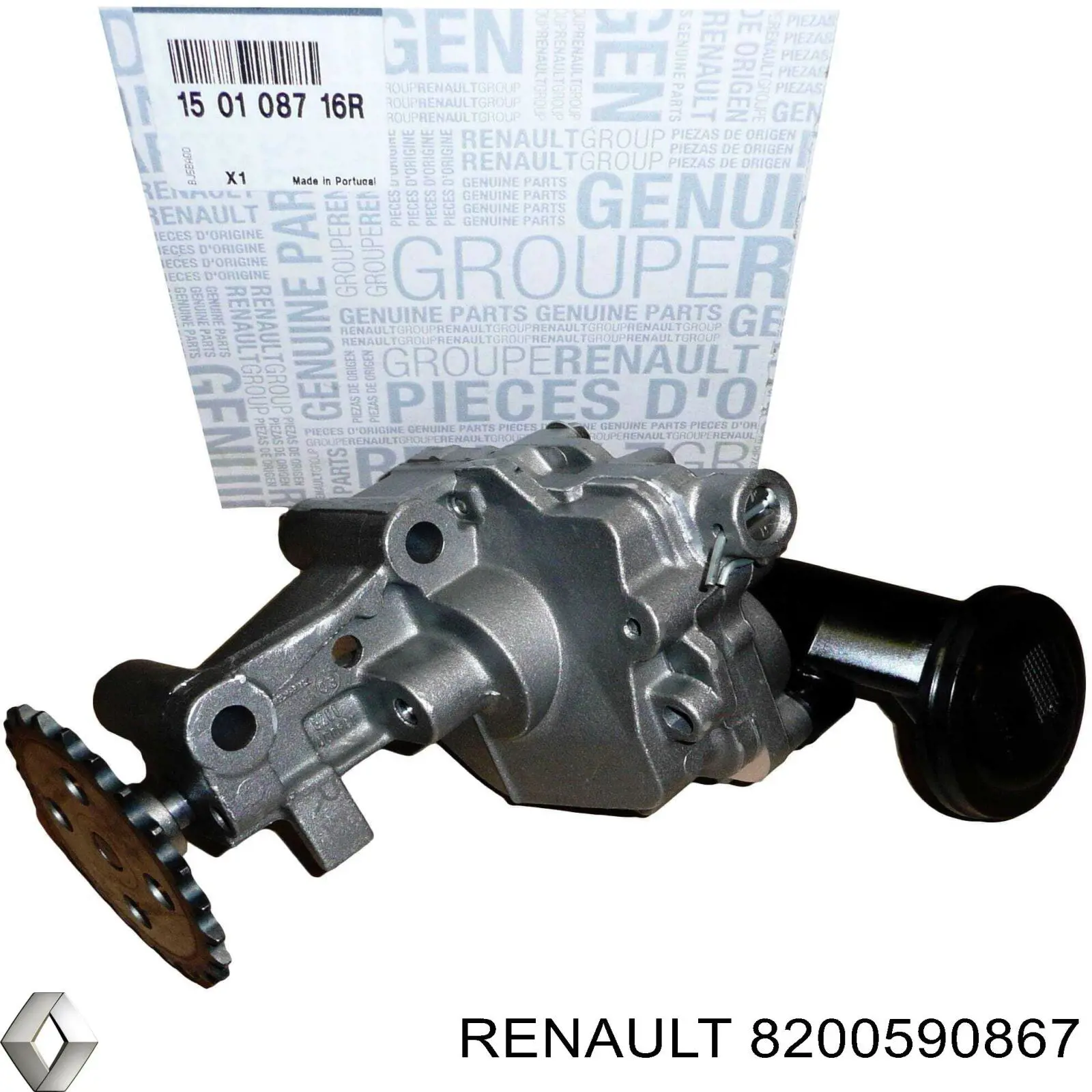 8200590867 Renault (RVI) bomba de aceite