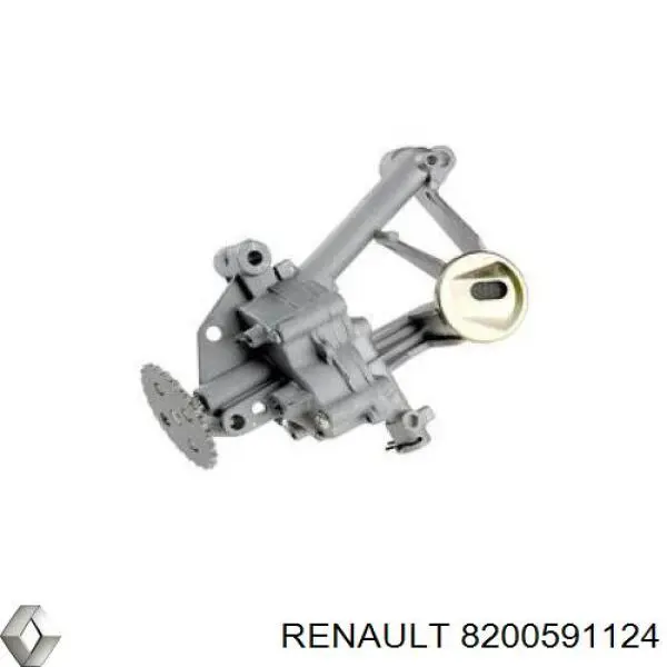 8200591124 Renault (RVI) bomba de aceite