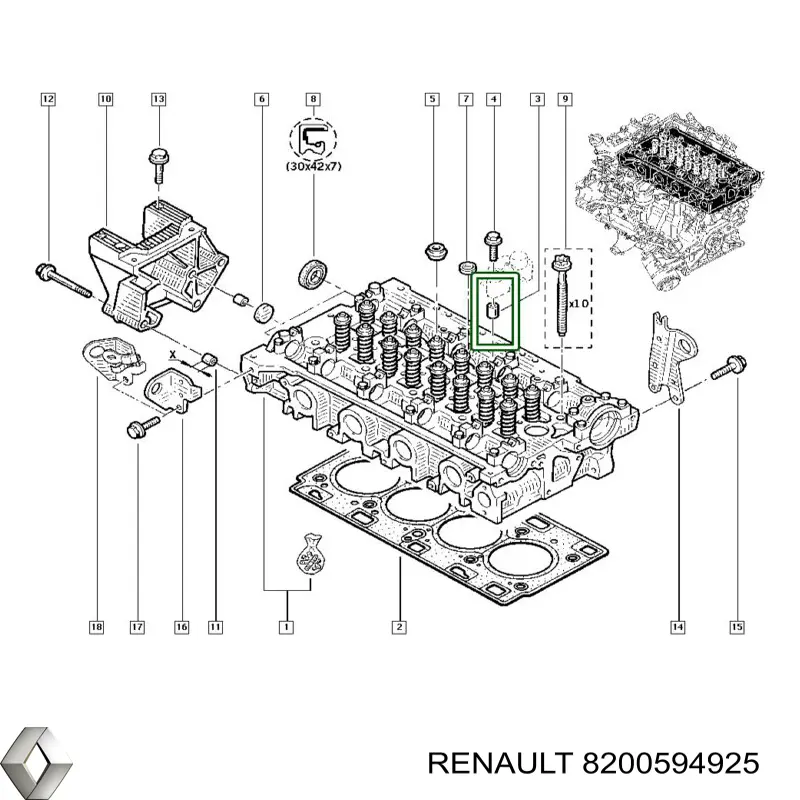 8200594925 Renault (RVI)