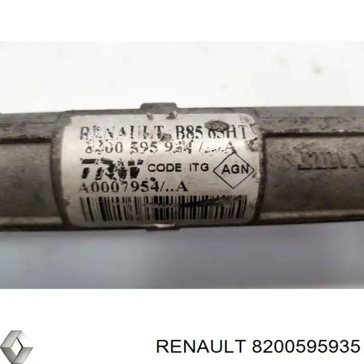 Cremallera de dirección 8200595935 Renault (RVI)