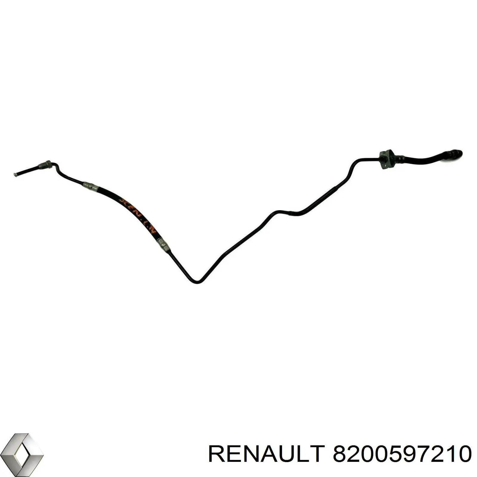 8200597210 Renault (RVI) latiguillo de freno delantero