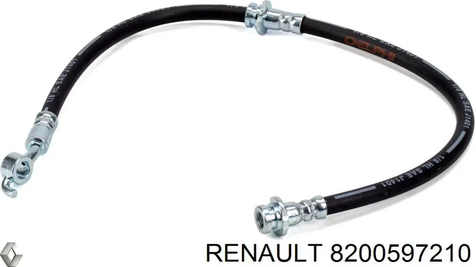 8200597210 Renault (RVI) Tubo de frenos delantero