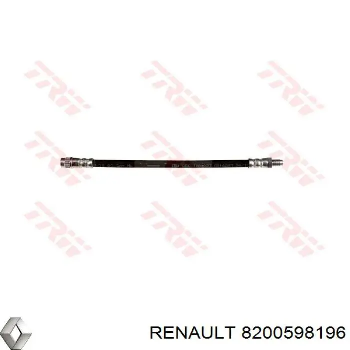 8200598196 Renault (RVI) Tubo de frenos delantero