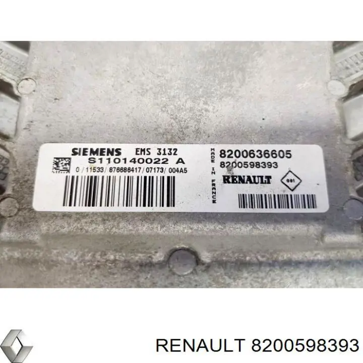 Unidad de control del motor  Renault (RVI) 8200598393 precio, desde 107,45 EUR