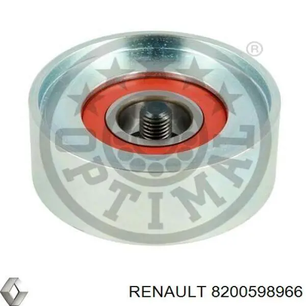 8200598966 Renault (RVI) polea inversión / guía, correa poli v