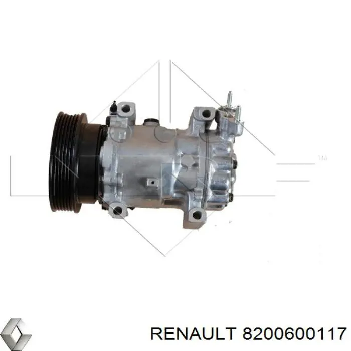 8200600117 Renault (RVI) compresor de aire acondicionado