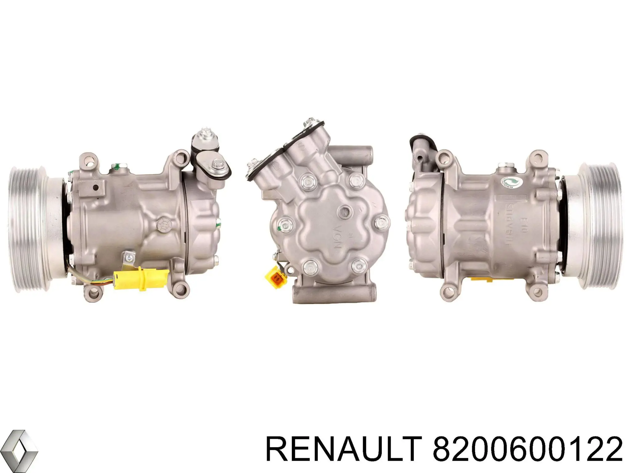 8200600122 Renault (RVI) compresor de aire acondicionado