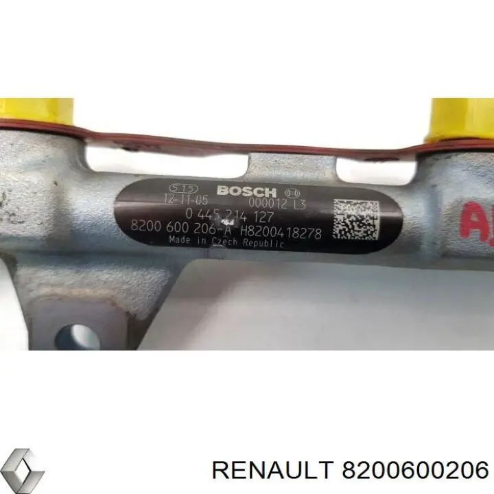 8200600206 Renault (RVI) sensor de presión de combustible