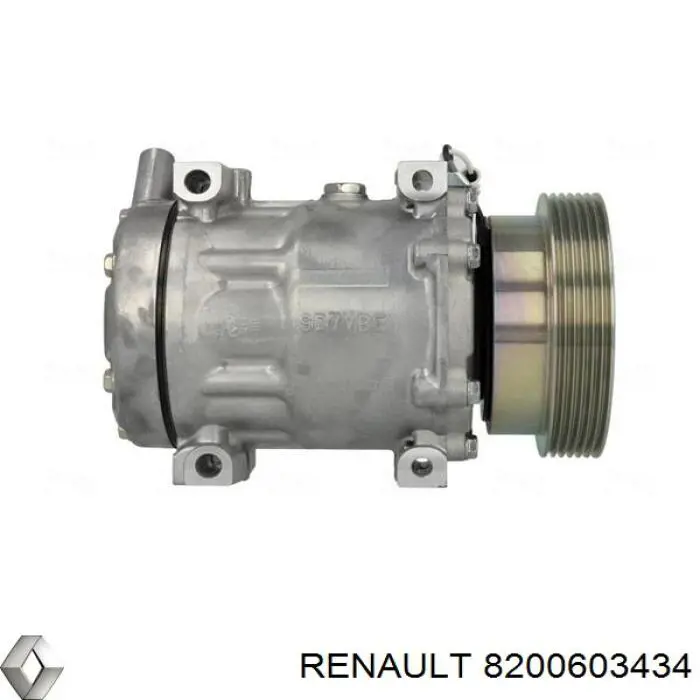 Comprar 8200603434 Renault (RVI) Compresor de aire acondicionado coche