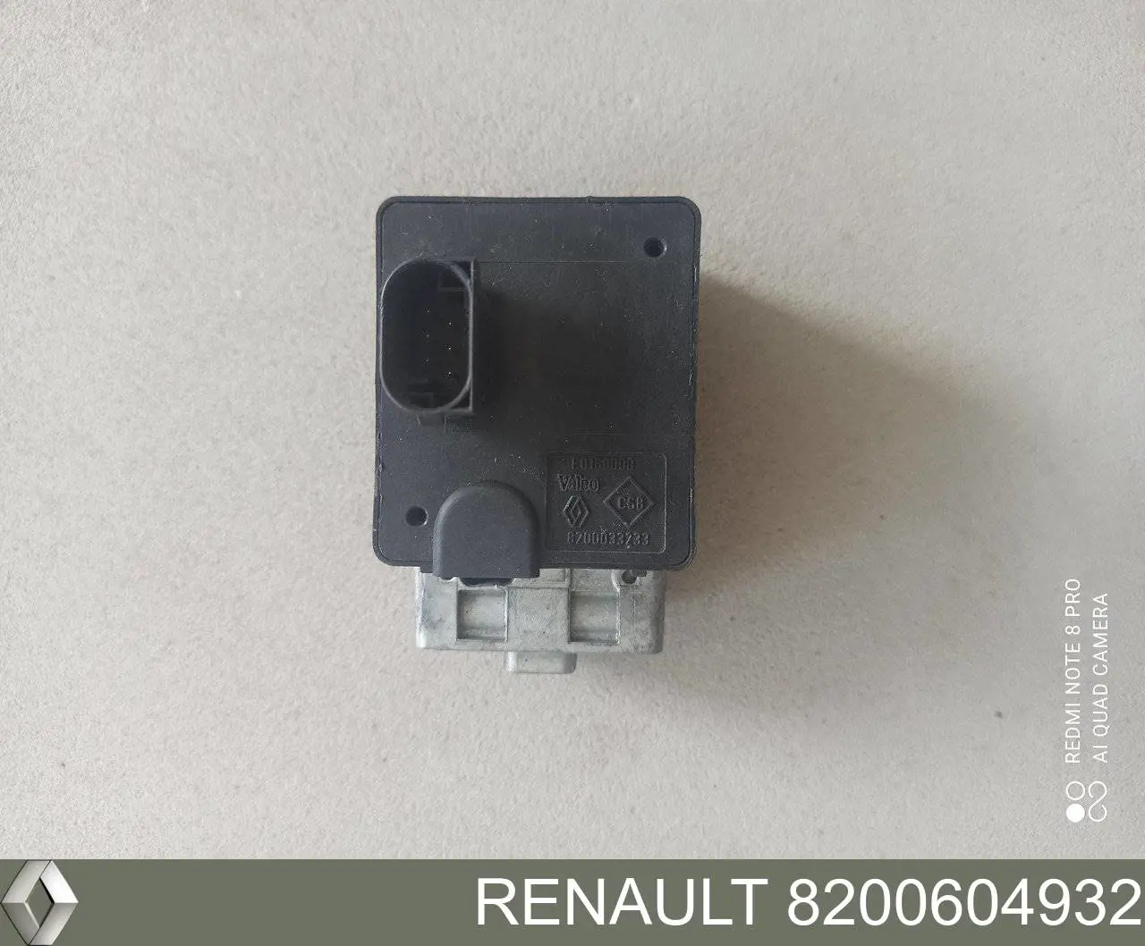 Mecanismo de bloqueo del volante 8200604932 Renault (RVI)