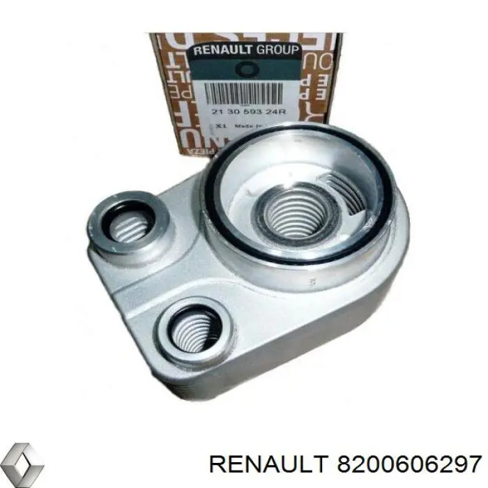 Radiador de aceite debajo del filtro Renault (RVI) 8200606297 precio, desde 34,97 EUR