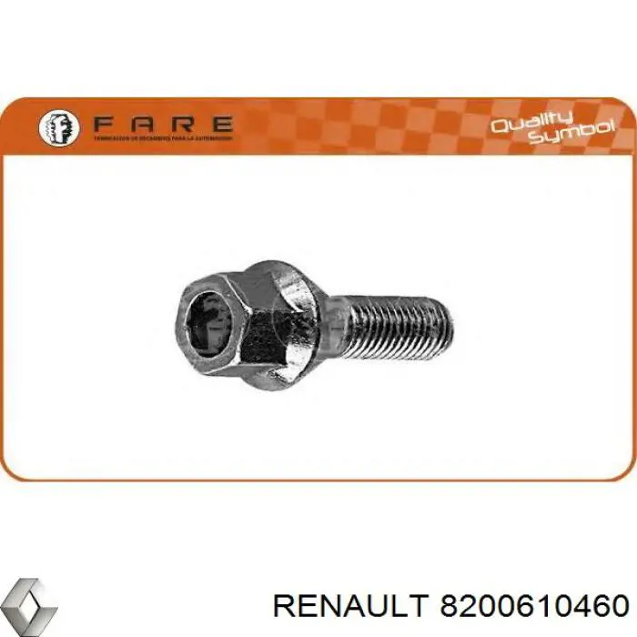 8200610460 Renault (RVI) tornillo de rueda