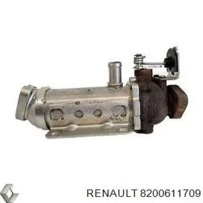 Enfriador de recirculación de gases de escape EGR 8200611709 Renault (RVI)