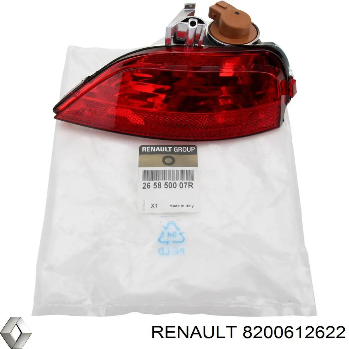 Comprar 8200612622 Renault (RVI) Luz trasera de parachoques derecha