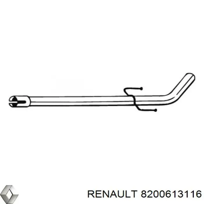 750265 Bosal silenciador del medio