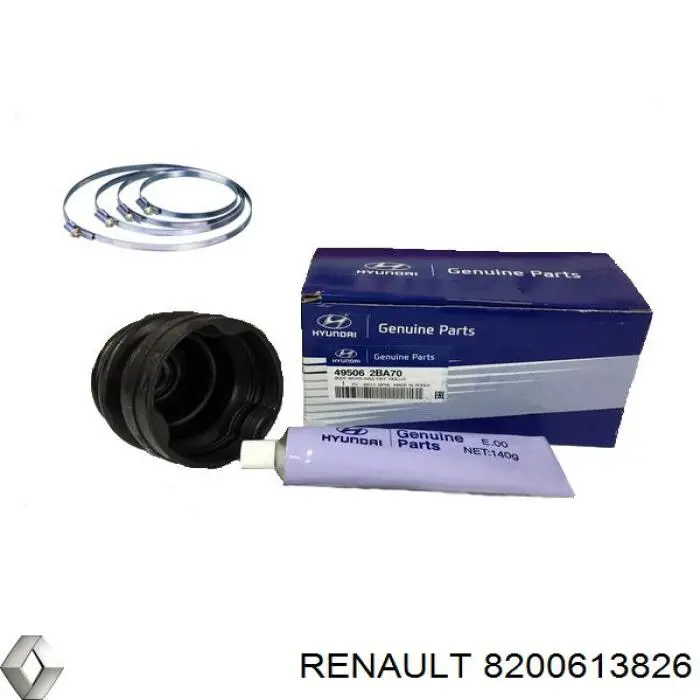 8200613826 Renault (RVI) Árbol de transmisión delantero derecho