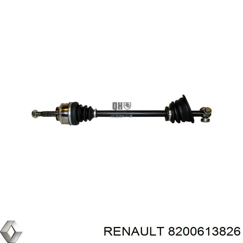 Árbol de transmisión delantero derecho 8200613826 Renault (RVI)