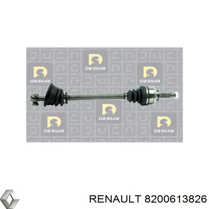 8200613826 Renault (RVI) árbol de transmisión delantero derecho