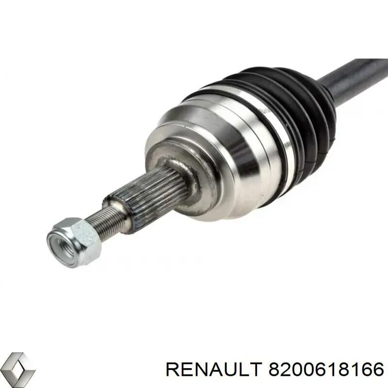 Semieje delantero derecho 8200934679 Renault (RVI)