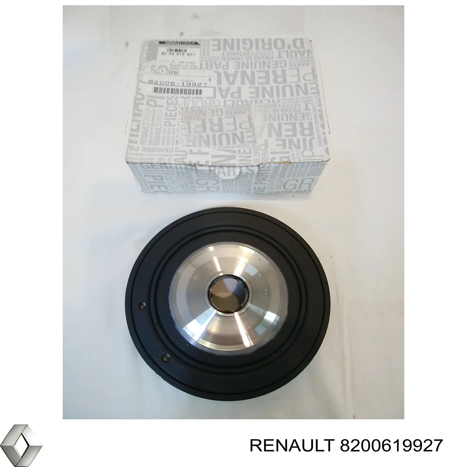 Polea de cigüeñal 8200619927 Renault (RVI)