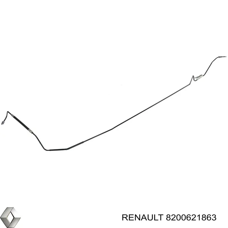 Tubo de freno trasero derecho Renault (RVI) 8200621863 precio, desde 69,51 EUR