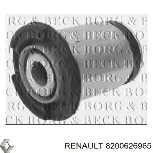 8200626965 Renault (RVI) Buje silencioso del subchasis delantero