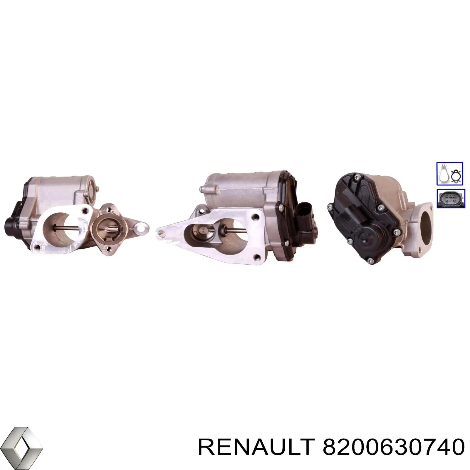 Válvula EGR 8200630740 Renault (RVI)