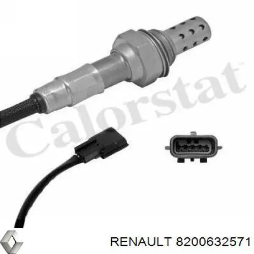 8200632571 Renault (RVI) sonda lambda sensor de oxigeno para catalizador