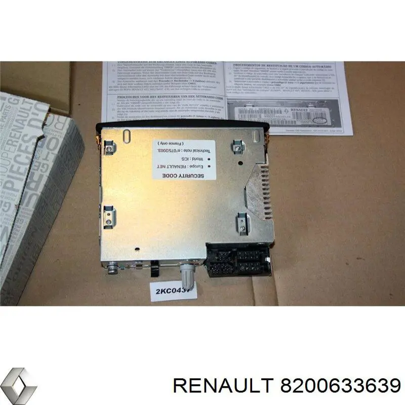 Comprar 8200633639 Renault (RVI) Radio