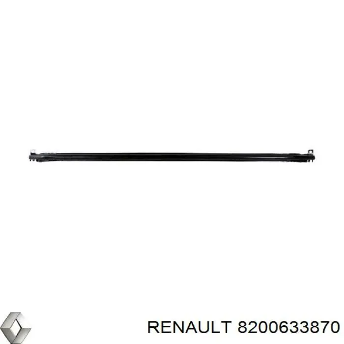 Soporte de parachoques trasero central para Renault Kangoo (KW01)